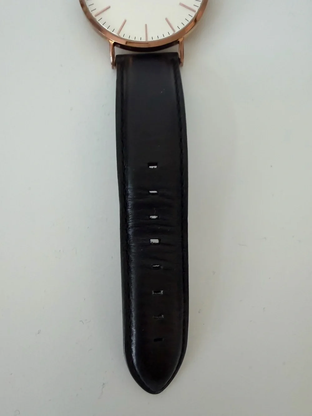 Daniel Wellington Classic Sheffield 40mm Watch in Rose Gold & Black Leather